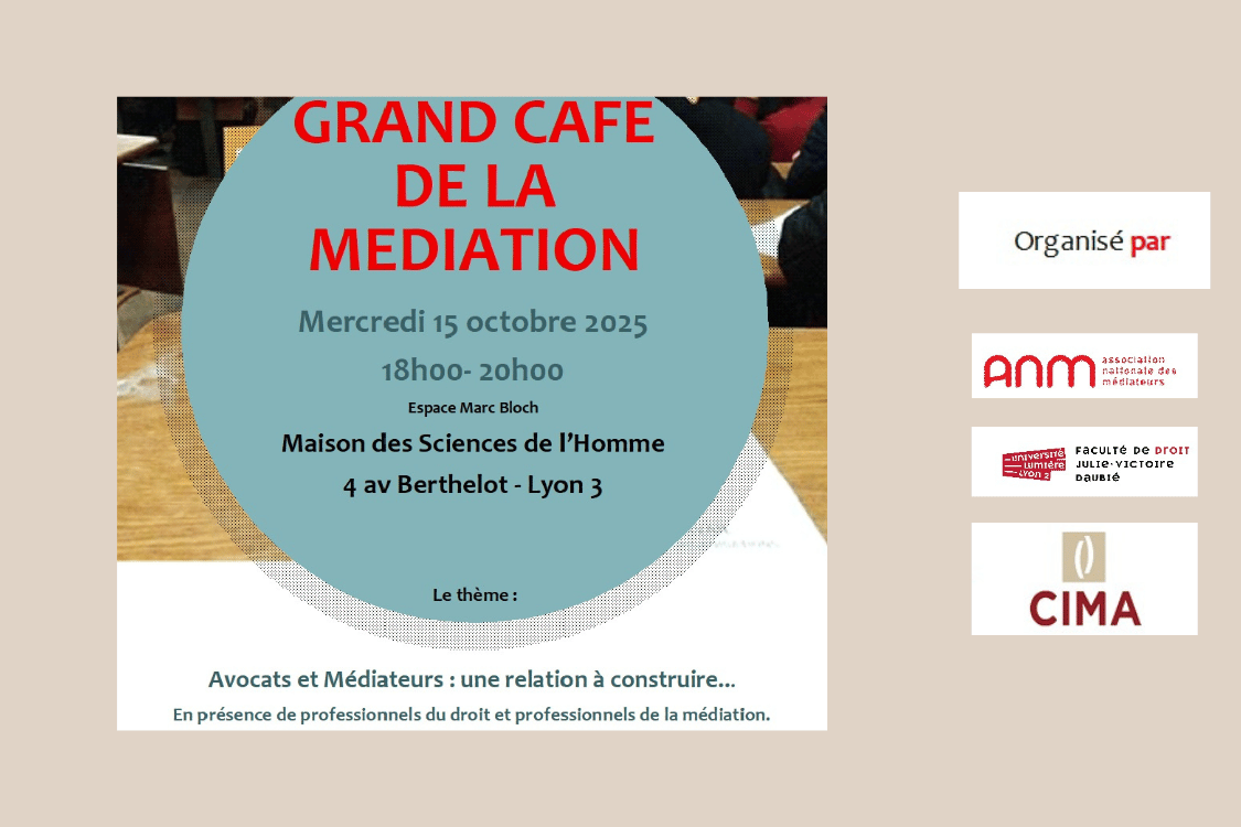 Grand Café Semaine de la médiation 2025